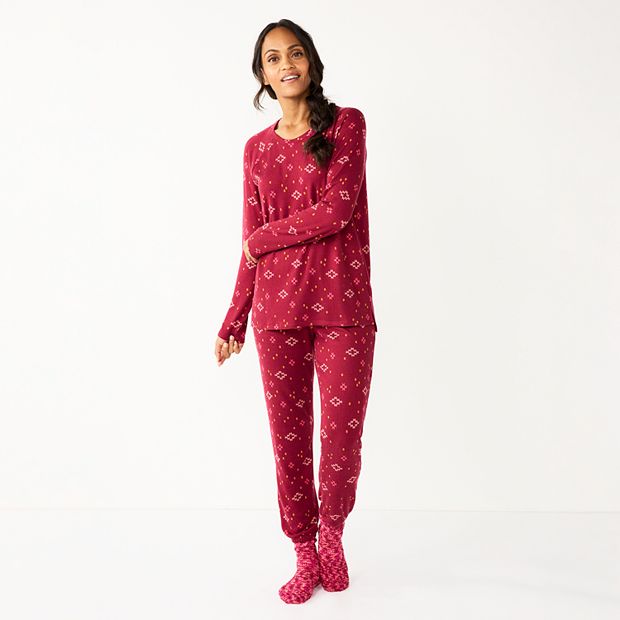 Cozy Comfort: Women's SONOMA Goods for Life® Pajama Set