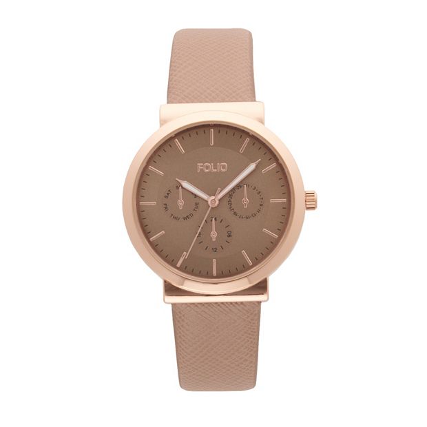 Kohls rose gold on sale watch