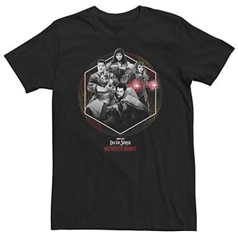 Big & Tall Doctor Strange Movie 2 Hero Groupshot Hexagon Tee