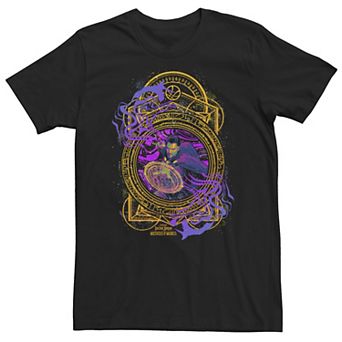 Big & Tall Doctor Strange Movie 2 Neon Strange Portal Seal Tee