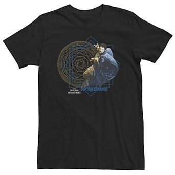 Big & Tall Doctor Strange Movie 2 Strange Gold Seal Pose Tee