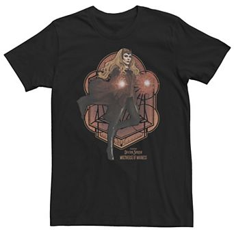 Big & Tall Doctor Strange Movie 2 Wanda Mandala Pose Seal Tee