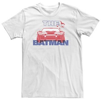 Big & Tall DC Batman Red Batmobile Tee