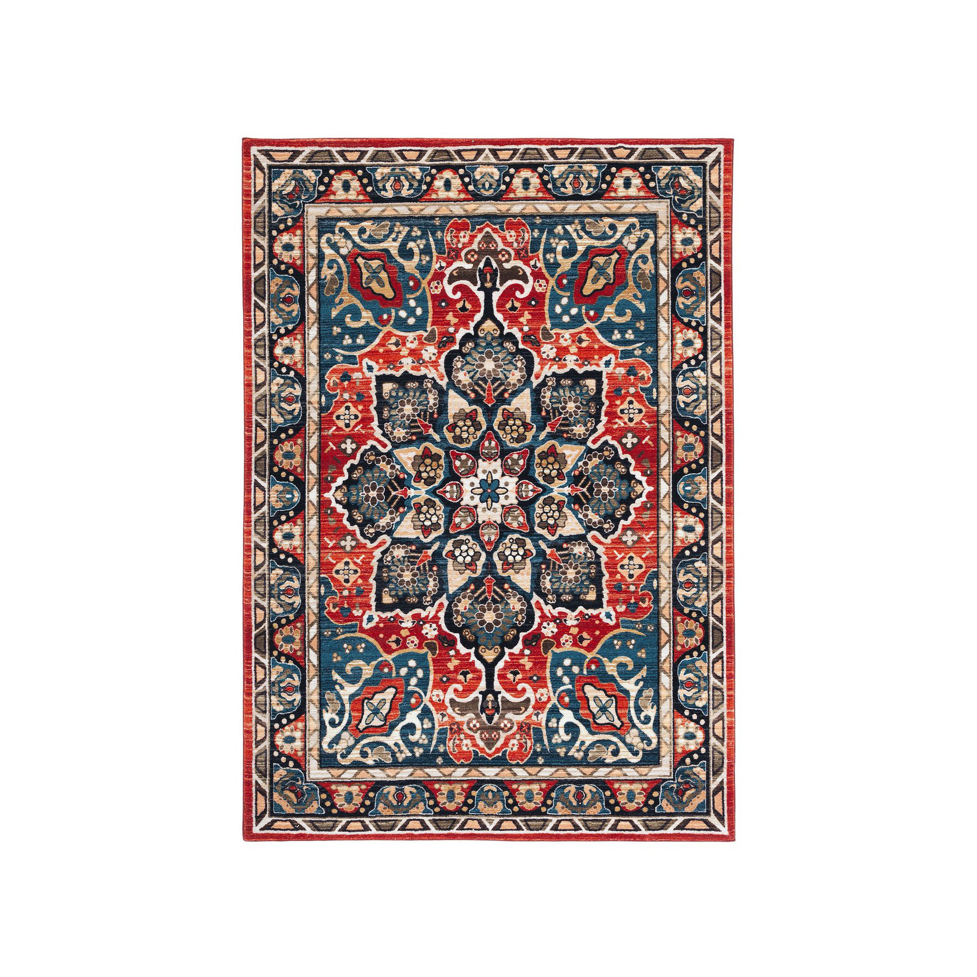Safavieh Riviera Bingham Rug, Black Red