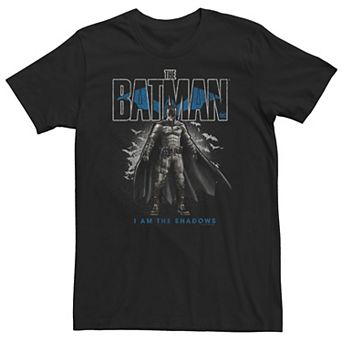 Big & Tall DC Batman I Am The Shadow Batman Poster Tee