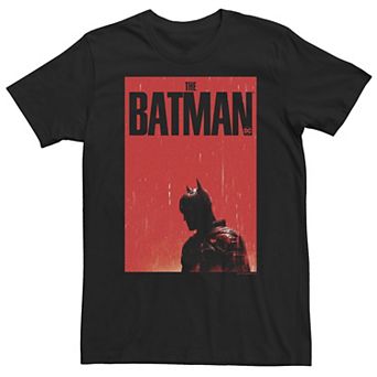 Big & Tall DC Comics Batman Red Poster Tee