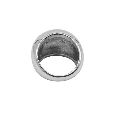 Adornia Stainless Steel Dome Ring