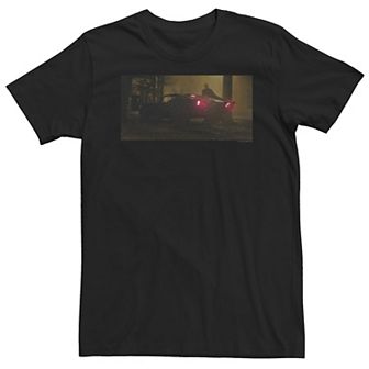 Big & Tall DC Batman Batmobile Portrait Tee
