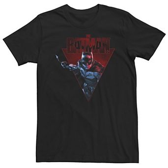 Big & Tall DC Comic Batman Bat Shaped Logo Tee