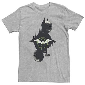 Big & Tall DC Comic Batman Split Batman And Riddle Portrait Tee