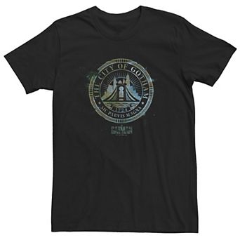 Big & Tall DC Comic Batman Circle Logo Of City Of Gotham Tee