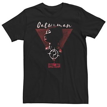 Big & Tall DC Batman Catwomen in Red Tee