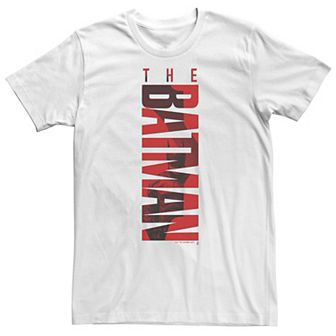 Big & Tall DC Batman Red Layer Poster Tee