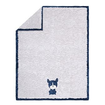 The Peanutshell Pug Life Baby Blanket