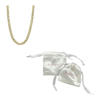Adornia 14k Gold Plated Mariner Chain Necklace
