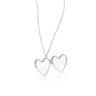 Adornia 14k Gold Plated Heart Locket Necklace