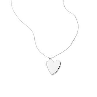 Adornia 14k Gold Plated Heart Locket Necklace