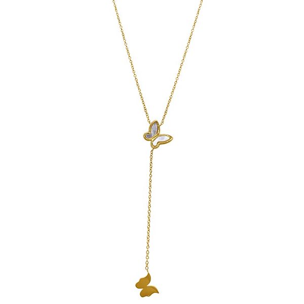 Adornia love lariat on sale necklace