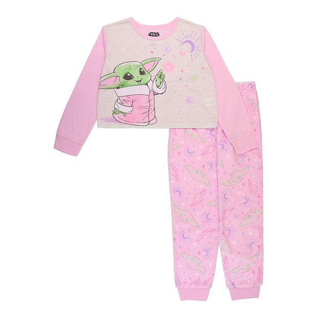 Girls 6 12 The Mandalorian Happy Grogu 2 Piece Pajama Set