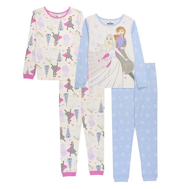 Disney's Frozen Girls 4-8 Frozen Fun 4-Piece Pajama Set