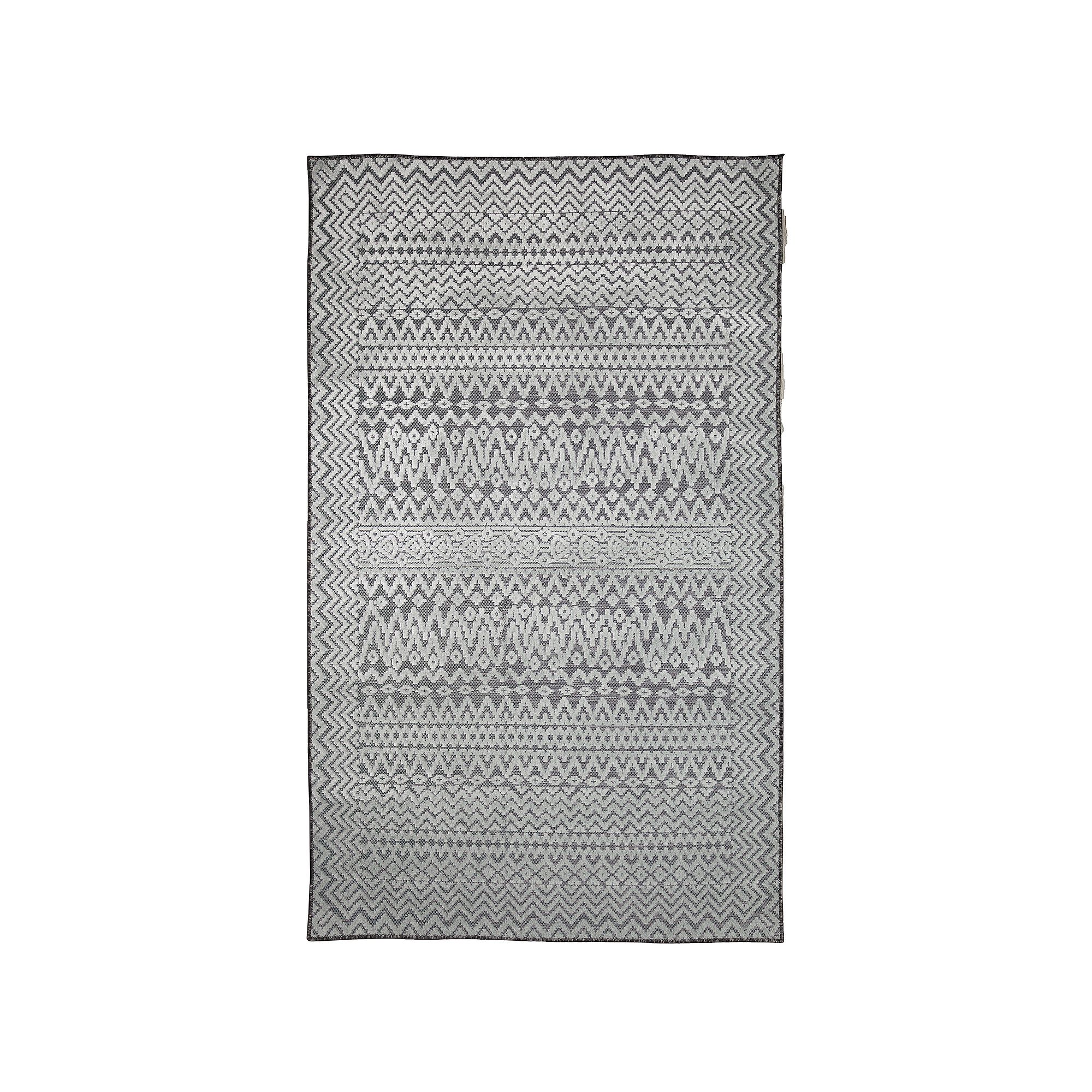 Liora Manne Canyon Tribal Stripe Indoor Outdoor Rug, Grey