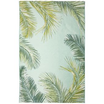 Liora Manne Marina Palm Border Indoor Outdoor Rug