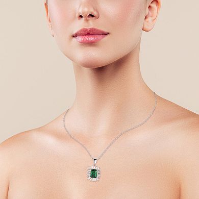 Sunkissed Sterling Cubic Zirconia Daisy Necklace