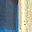 Gold Tone Blue