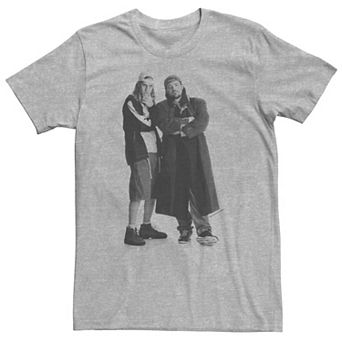 Big & Tall Jay And Silent Bob Greyscale Group Portrait Tee