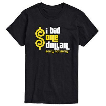 Men's The Price Is Right "I Bid One Dollar" Tee