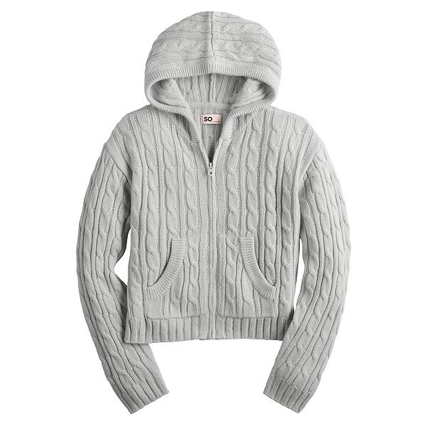 Hooded zip up discount cardigan