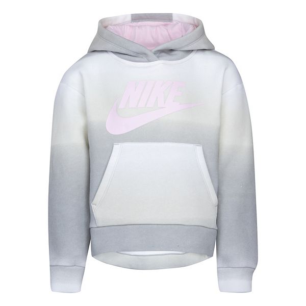 Girls 4-6x Nike Ombre Fleece Pullover Futura Logo Graphic Hoodie