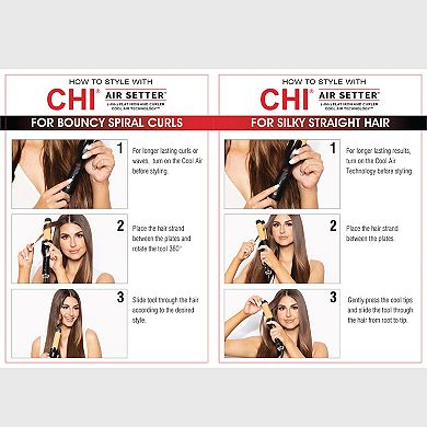 CHI Air Setter 2-in-1 Flat Iron and Curler