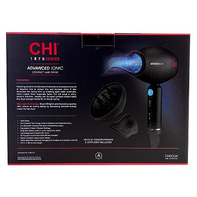CHI 1875 Series Advanced Ionic Compact Hair Dryer