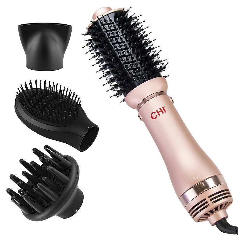 CHI Volumizer 4-IN-1 Blowout Brush, Pink