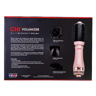 CHI Volumizer 4-in-1 Pink Blowout Brush display picture 2