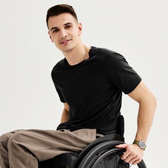 Men's Adaptive Sonoma Goods For Life® Easy Dressing Crew Tee