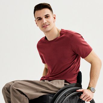 Men's Adaptive Sonoma Goods For Life® Easy Dressing Crew Tee