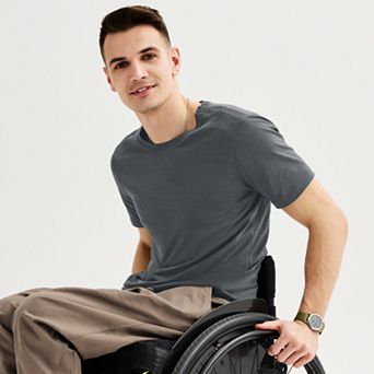 Men's Adaptive Sonoma Goods For Life® Easy Dressing Crew Tee