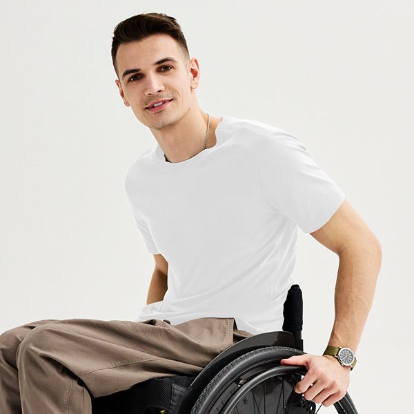Men's Adaptive Sonoma Goods For Life® Easy Dressing Crew Tee