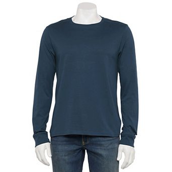 Men's Sonoma Goods For Life® Adaptive Easy Dressing Long Sleeve Crew Tee