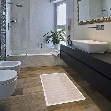 World Rug Gallery Chevron Boho Anti-Fatigue Mat