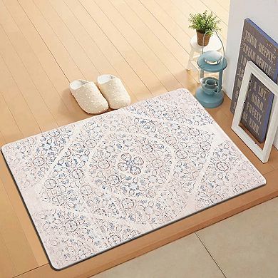 World Rug Gallery Distressed Boho Anti-Fatigue Mat