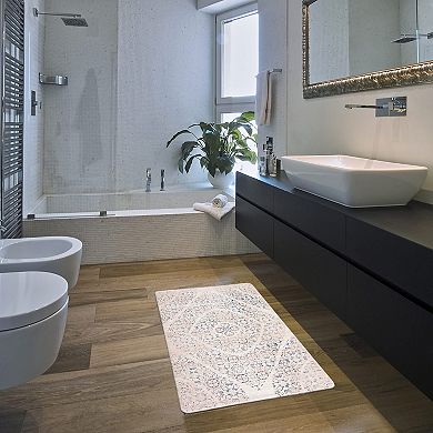 World Rug Gallery Distressed Boho Anti-Fatigue Mat