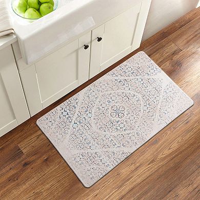 World Rug Gallery Distressed Boho Anti-Fatigue Mat