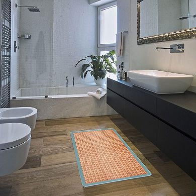 World Rug Gallery Natural Border Anti-Fatigue Mat