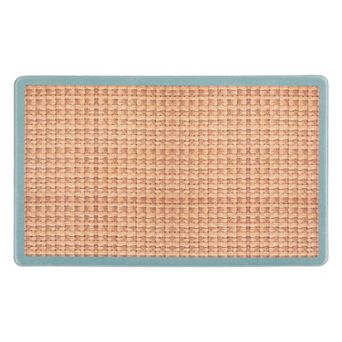 World Rug Gallery Natural Border Anti-Fatigue Mat