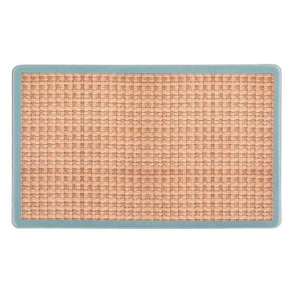 World Rug Gallery Natural Border AntiFatigue Mat