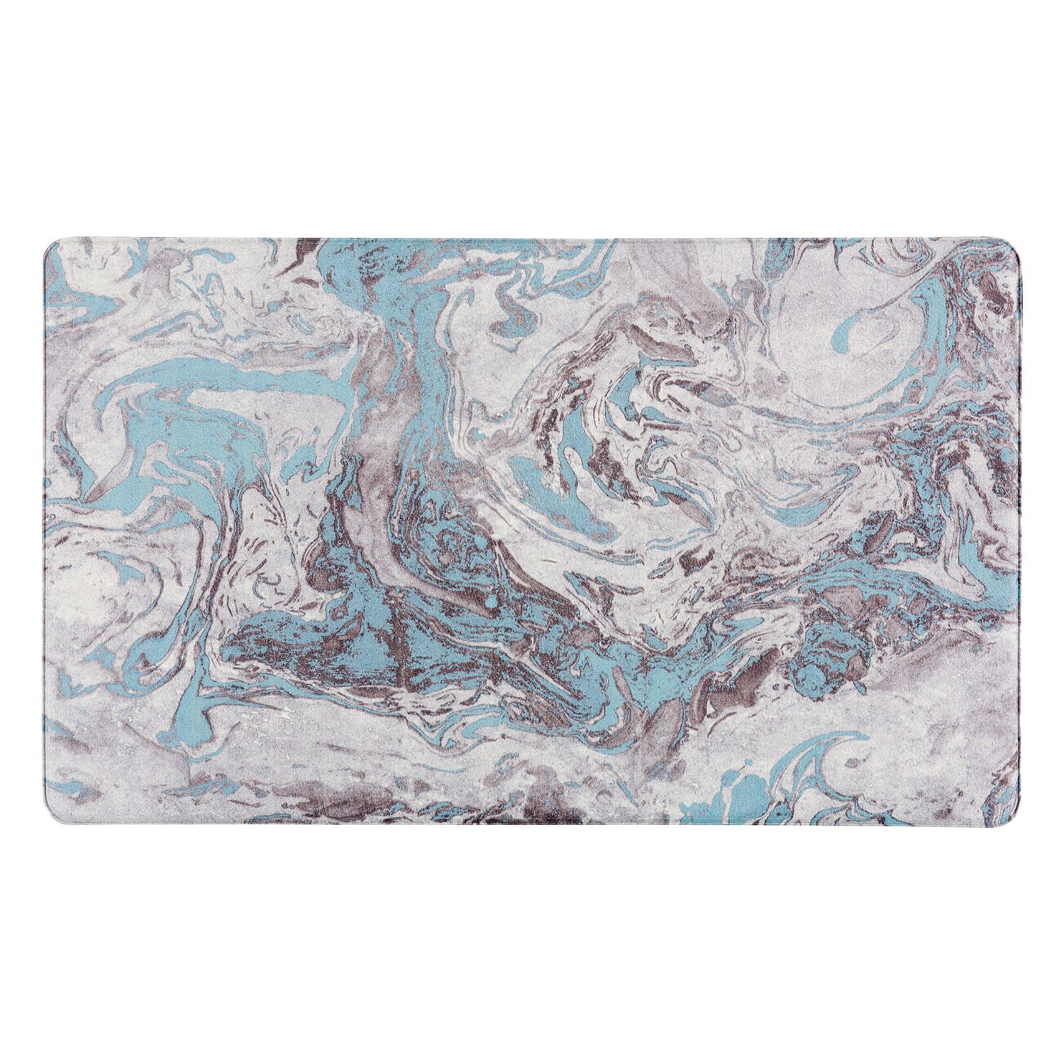 Modern Marble Anti Fatigue Kitchen or Laundry Room Comfort Mat