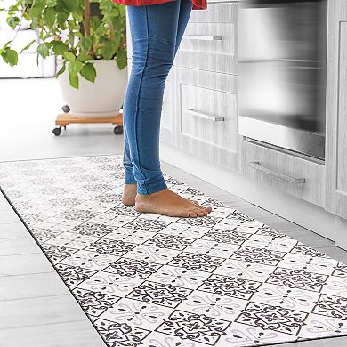 World Rug Gallery Contemporary Tile Anti-Fatigue Mat